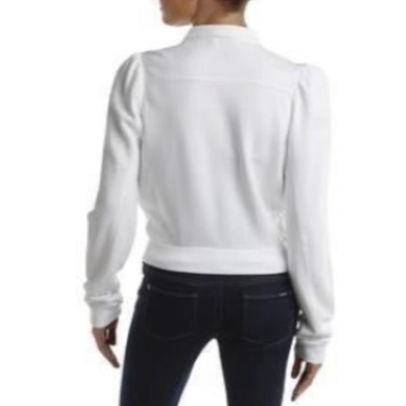 Free People Just For You puff sleeve zip up jacket - Picture 3 of 7